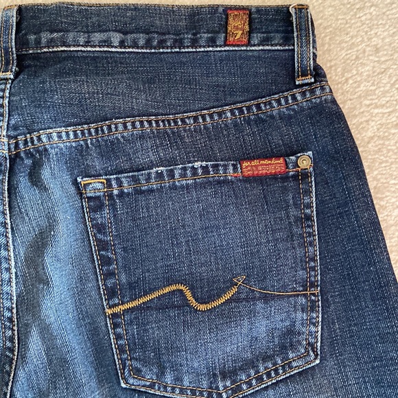 7 for all mankind the straight jeans / denim - Picture 4 of 7